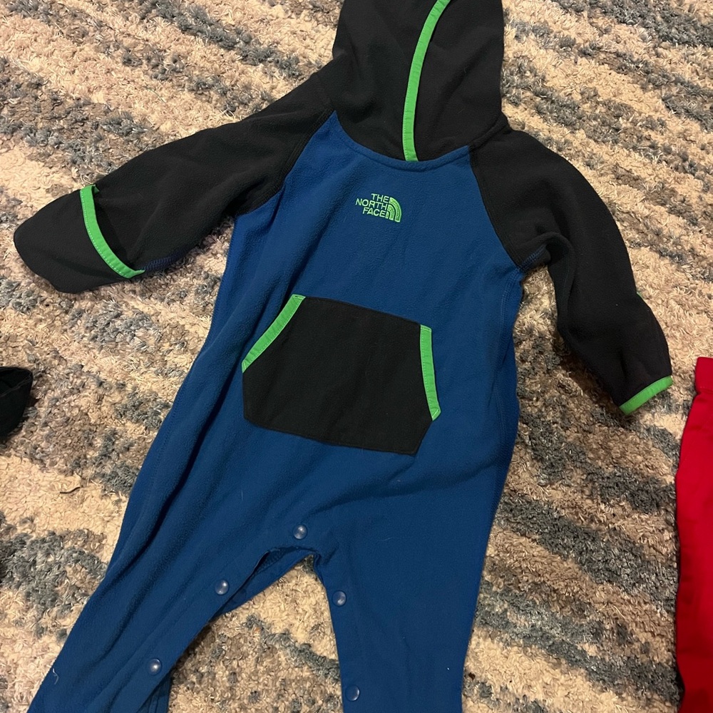 Baby ski/snow/fleece under layer, 3-6 months The North Face One Piece